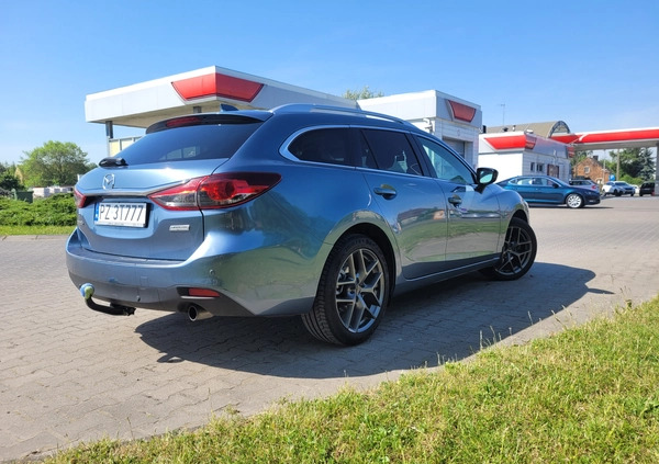 Mazda 6 cena 58600 przebieg: 90000, rok produkcji 2014 z Luboń małe 67